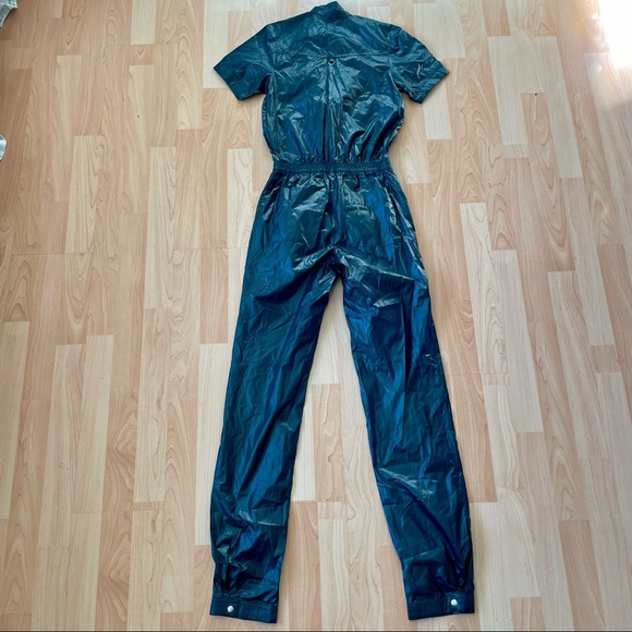 ADIDAS - Rare! Vintage Retro High-Waist, Ankle Jumpsuit Wind-Breaker Sz XS (0164 - Picture 2 of 13